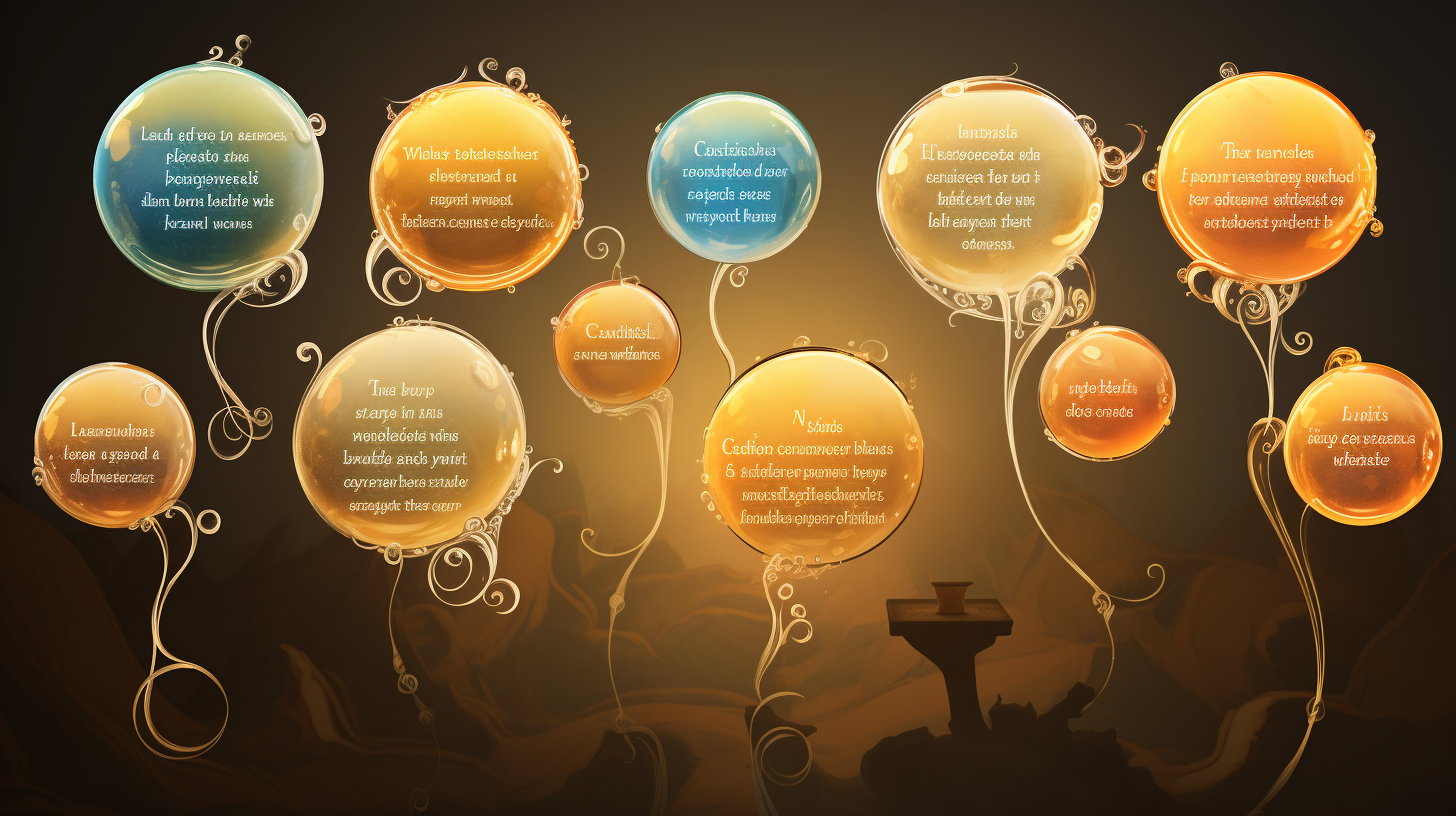 4. Evolution of communication in text bubbles