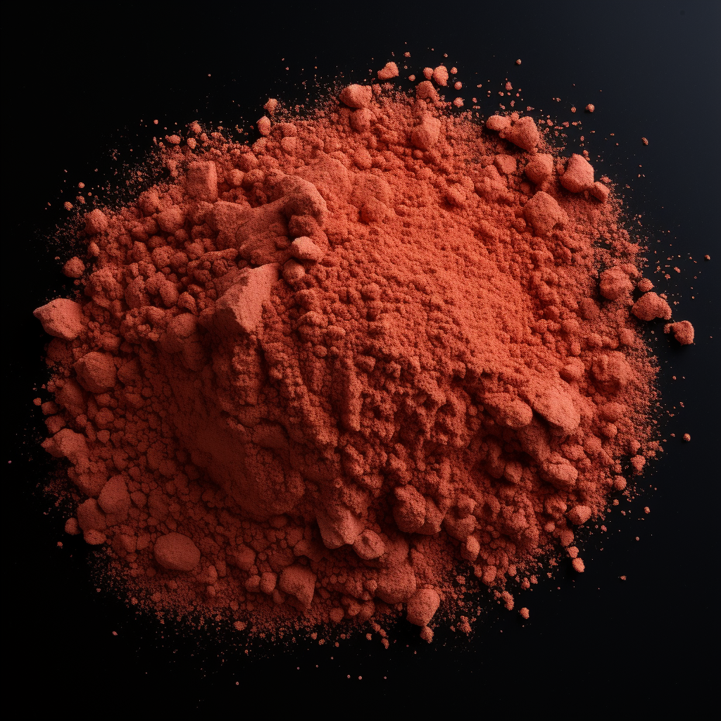 4. Image of a pile of red sand