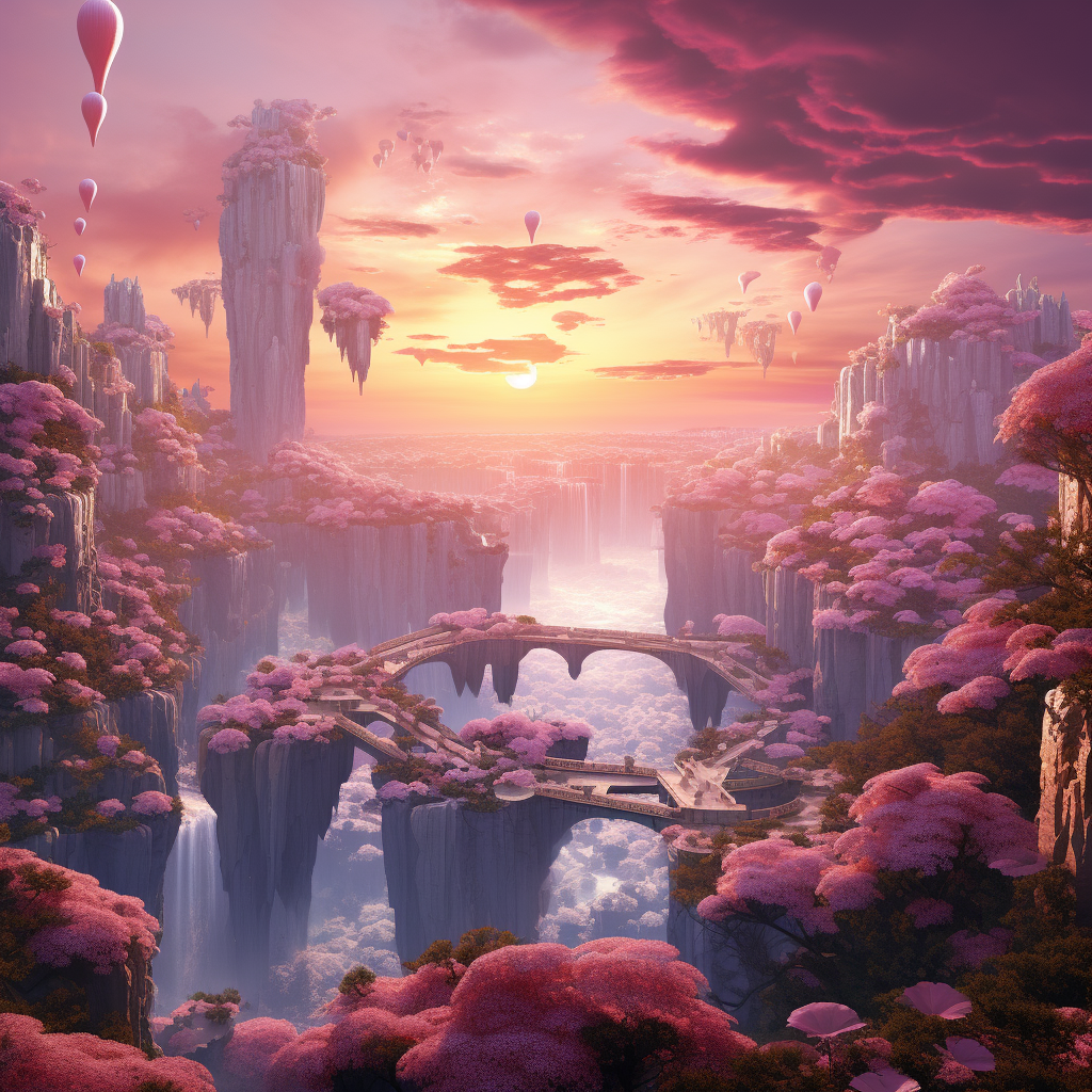 4. A serene and enchanting 3D environment