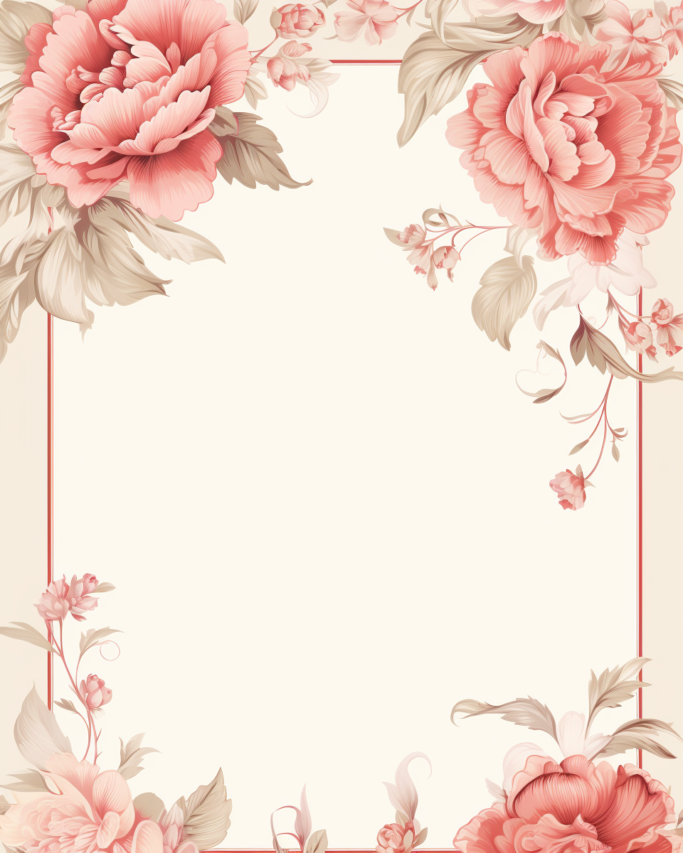 4. Elegant floral card design