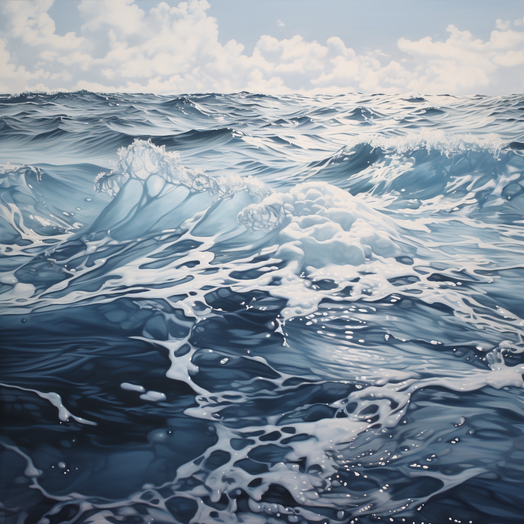 4. Breathtaking seascape art by Zaria Forman