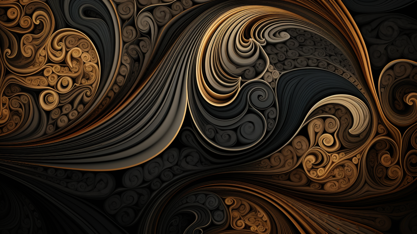 4. Abstract background with black and brown colors portraying a renaissance style