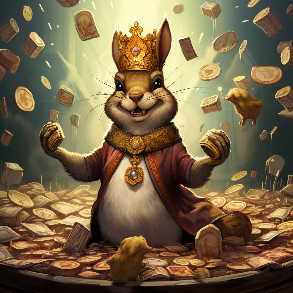 4. Adorable Squirrel King Cartoon Image