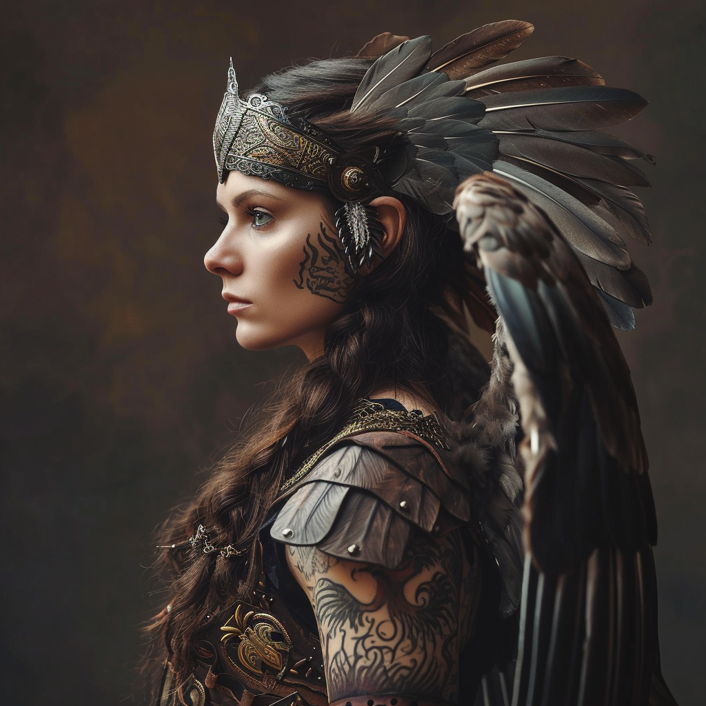 4. Image of a brave Valkyrie