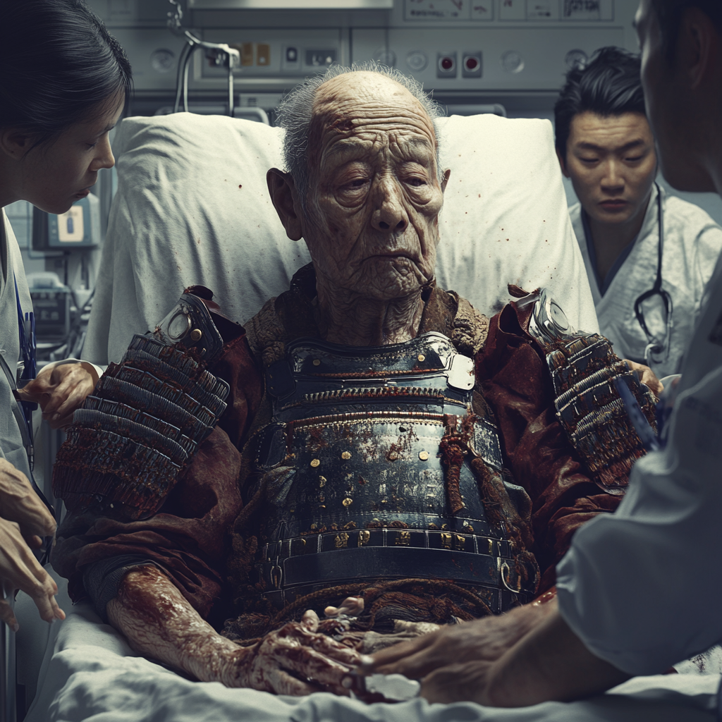 120-year-old samurai in ancient armor surprises modern doctors.