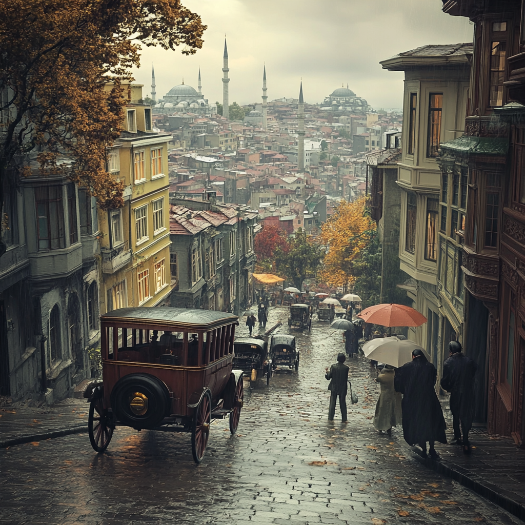 1900s Istanbul: Realistic 3D Render of Fascinating City 