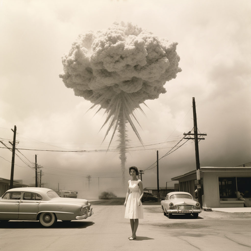 Vintage 1950s Nukekubi Photograph