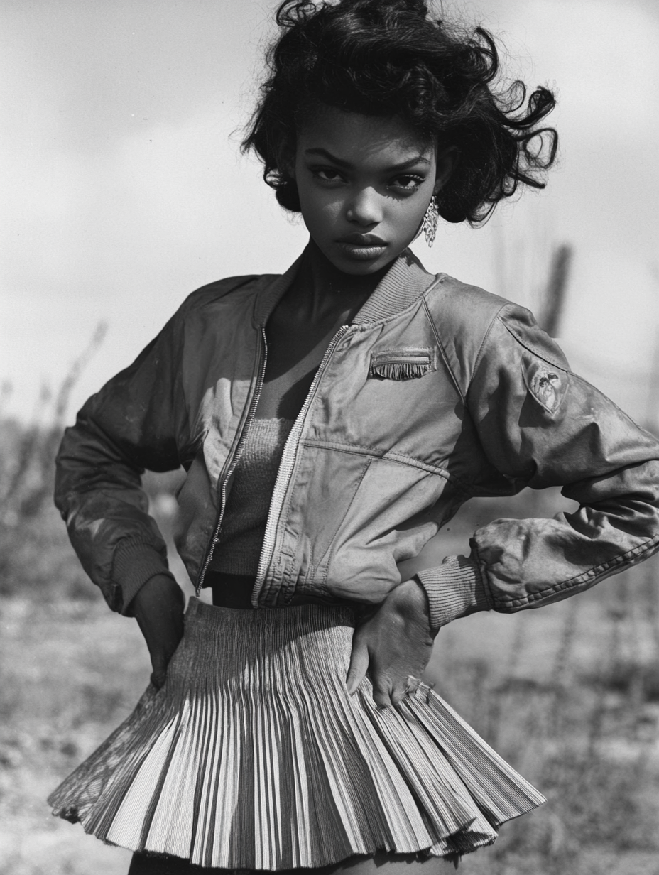 1952 black and white photo of Ethiopian Camren Bicondova.