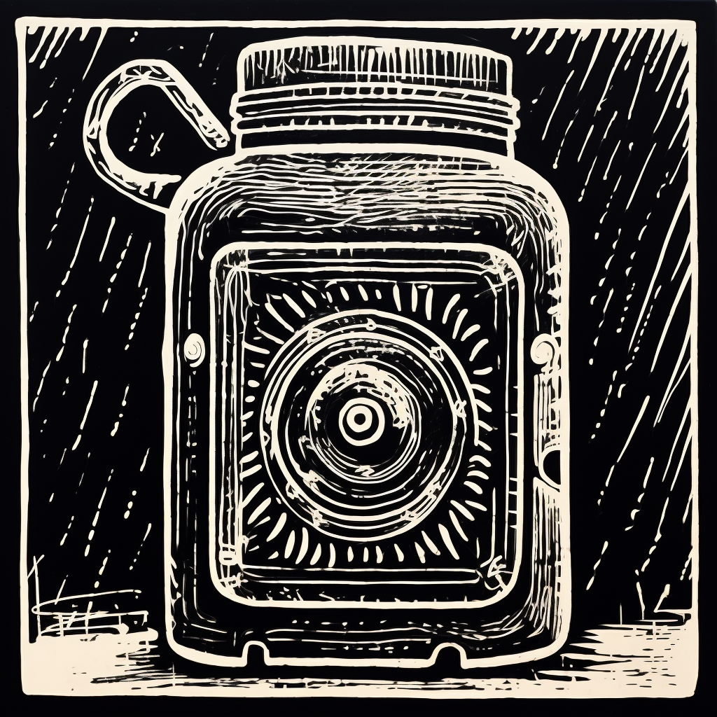 Retro pop art oil can print