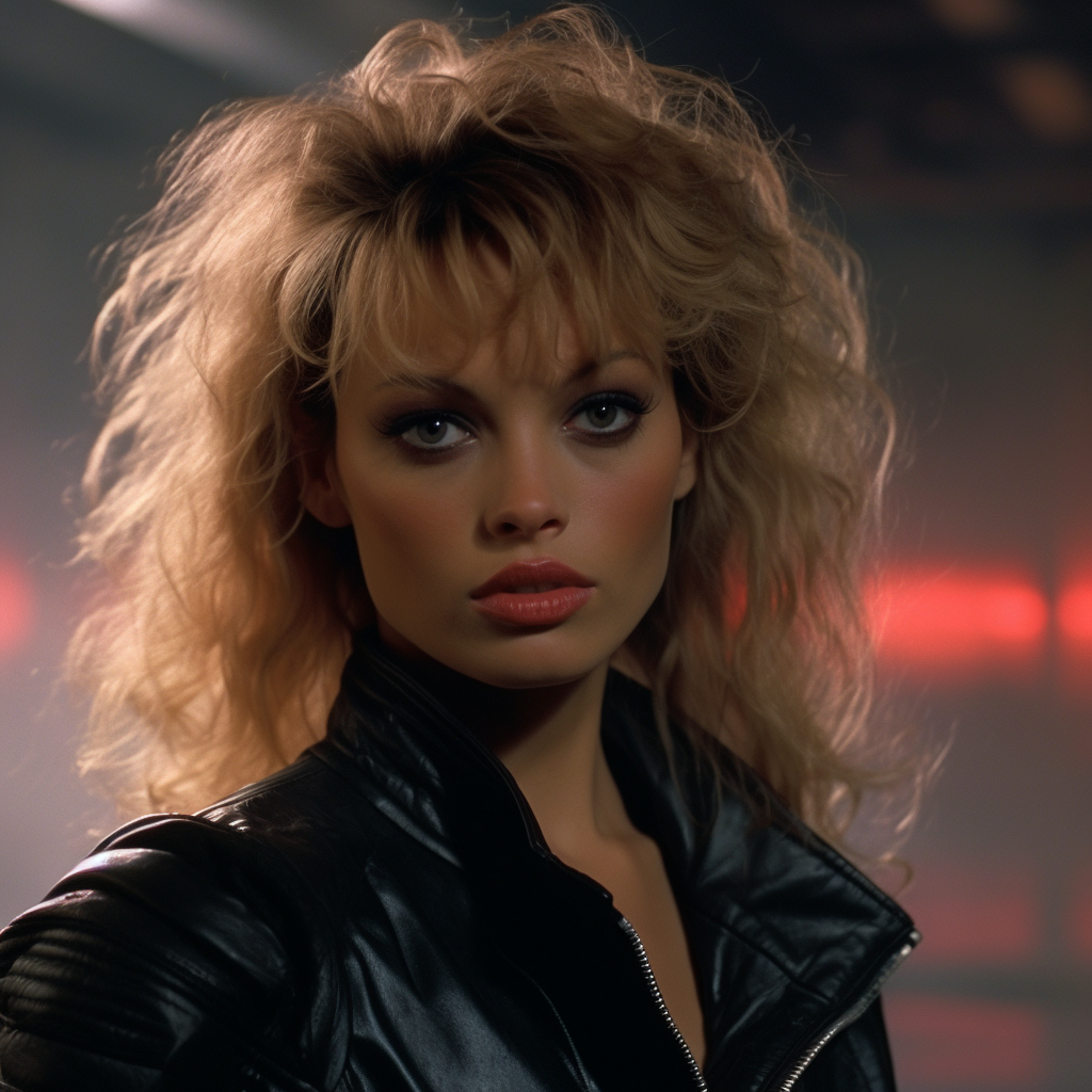 Pamela Anderson in 1980s action movie