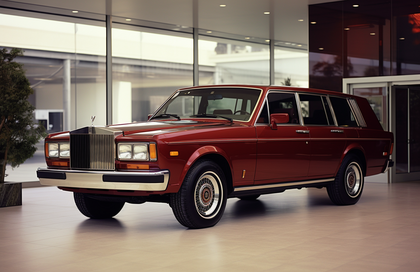 Burgandy Red 1981 Rolls Royce Cullinan SUV