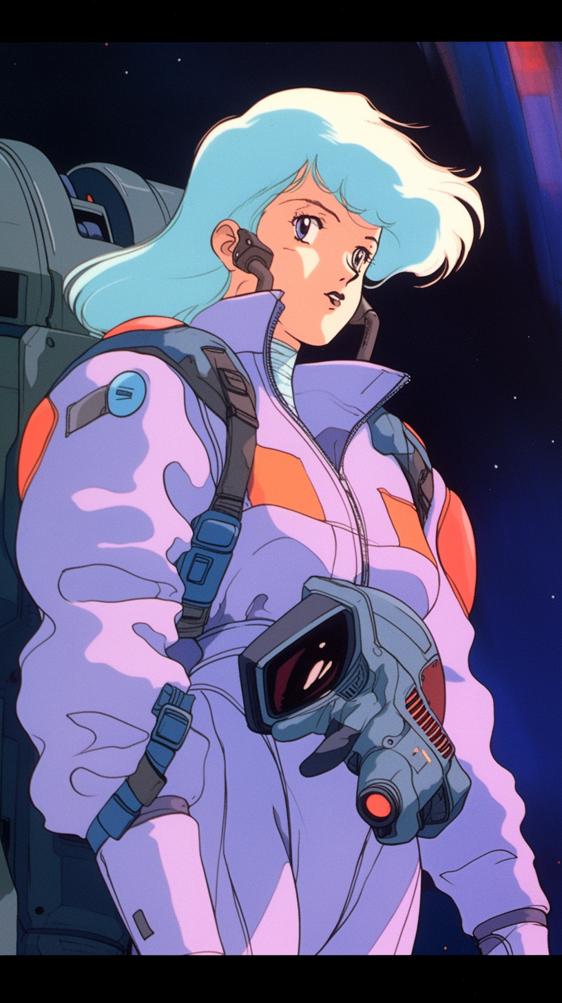 1990s anime outlaw android space cowboys showdown