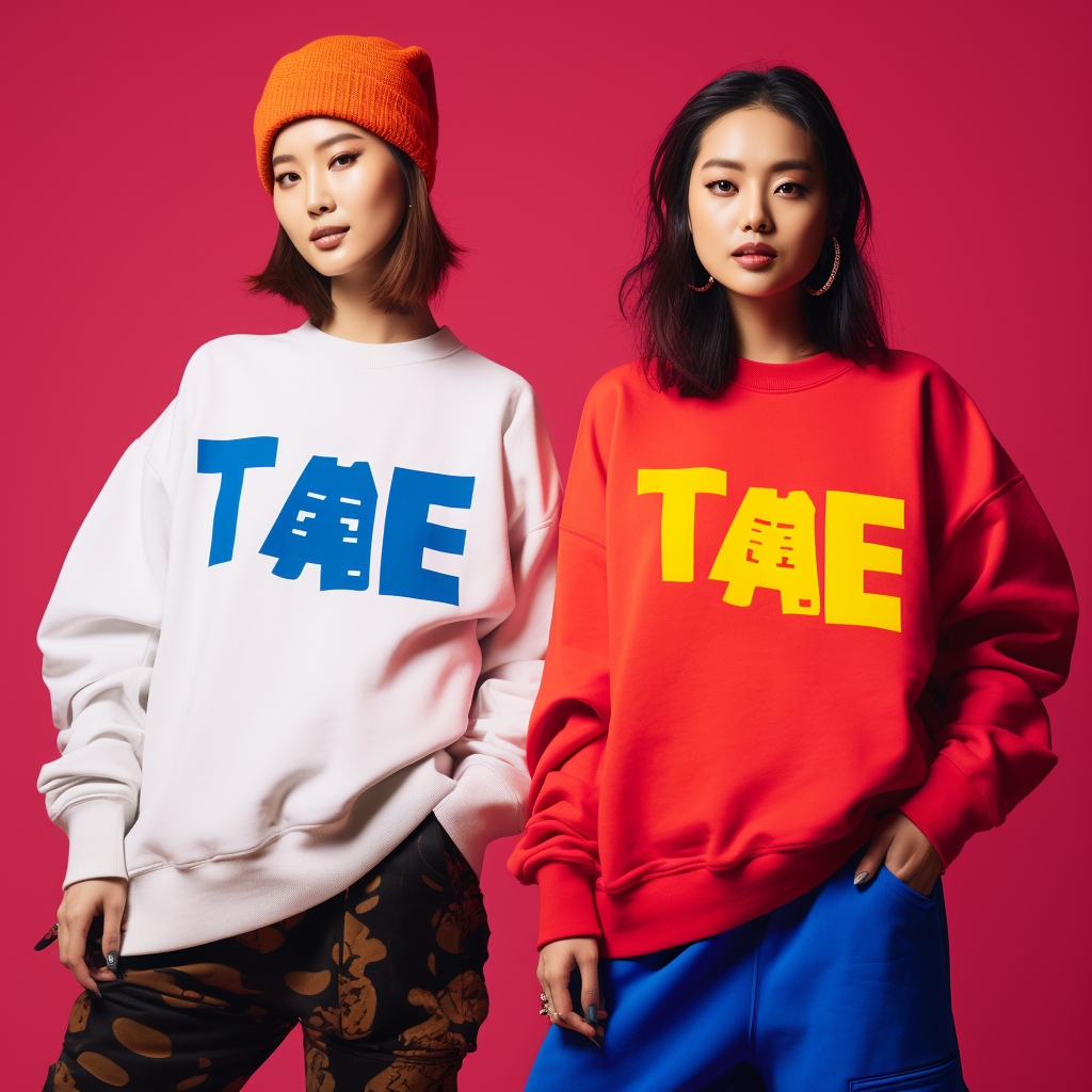 Colorful 1990s Japanese Pop Culture Apparel