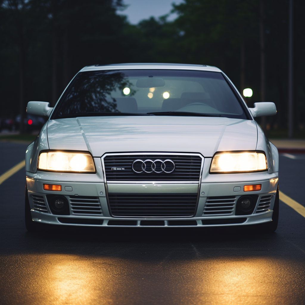 Headlight for 1997 Audi A4: Clear and Simple Design  ?