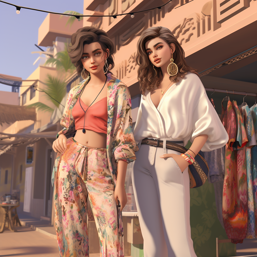 Pakistani fashion influencer game characters