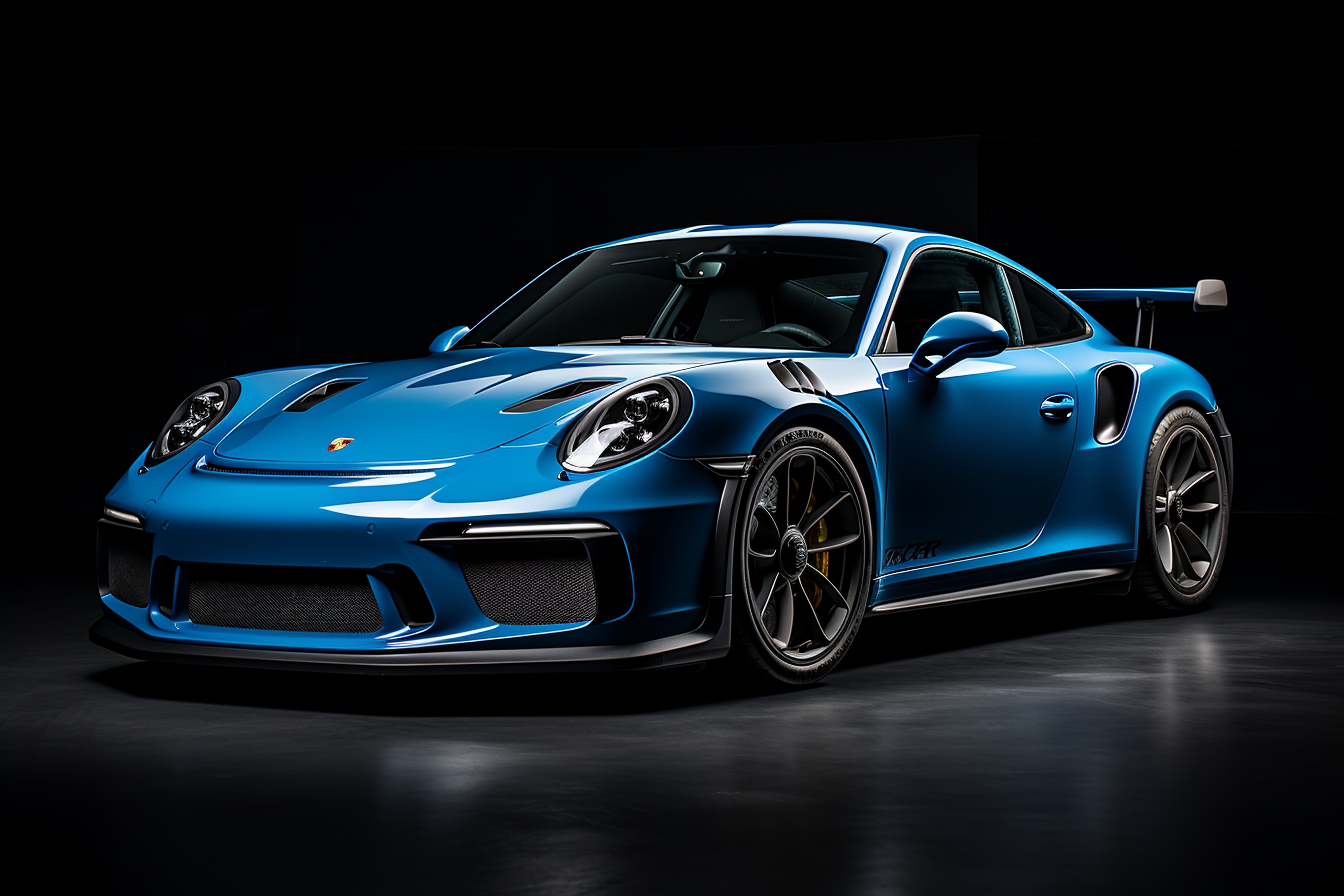 Blue Black 2023 Porsche GT3