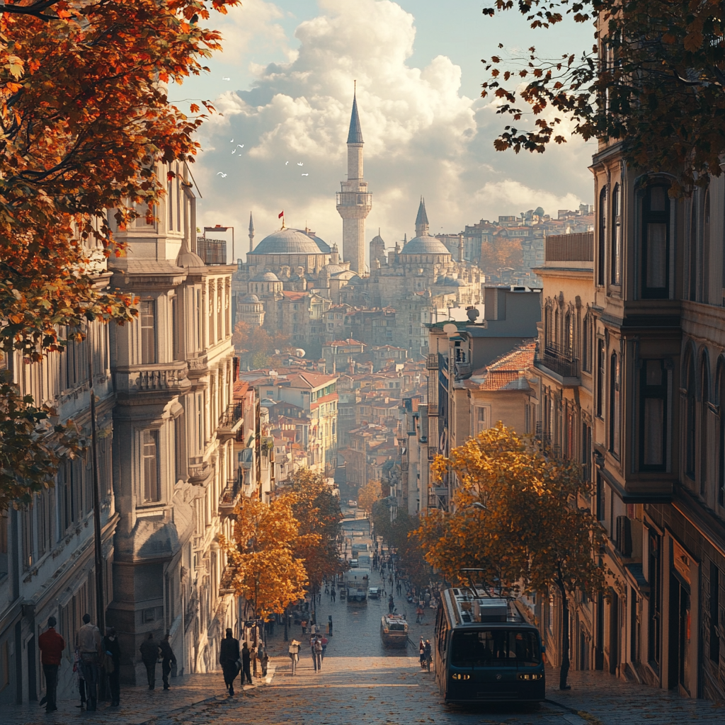 2024 Istanbul City View: Fascinating 3D Render 