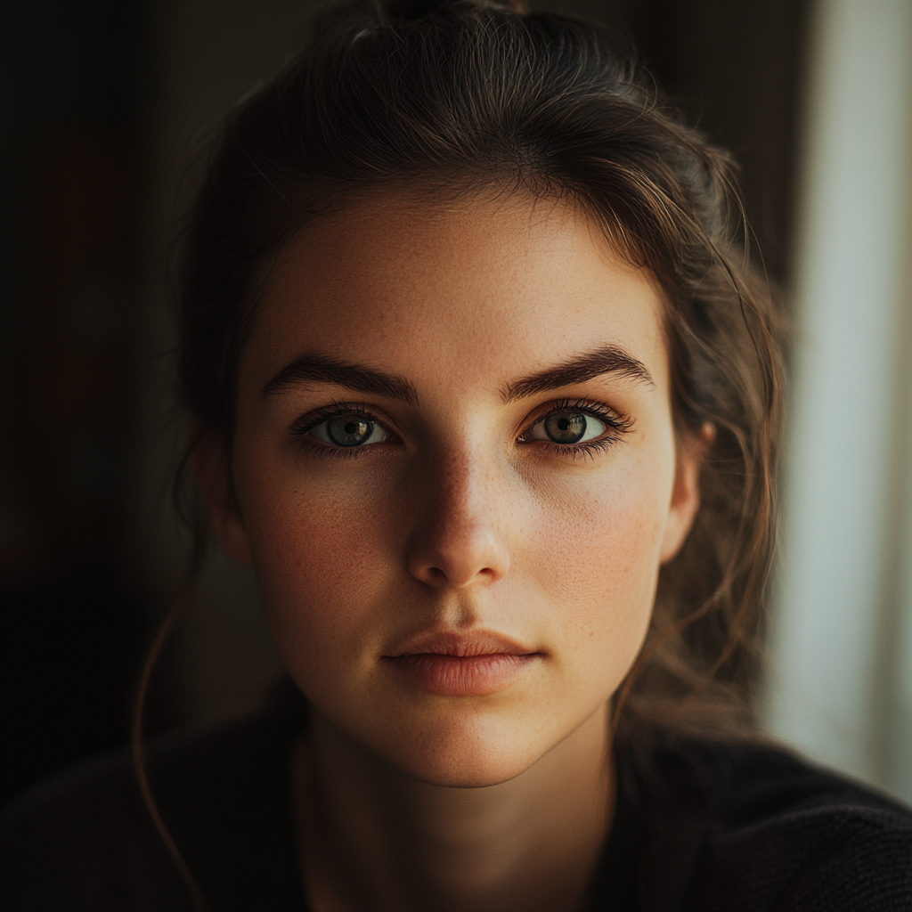 28-Year-Old Woman Head to Waist Portrait Nikon Z7 II 50mm Lens