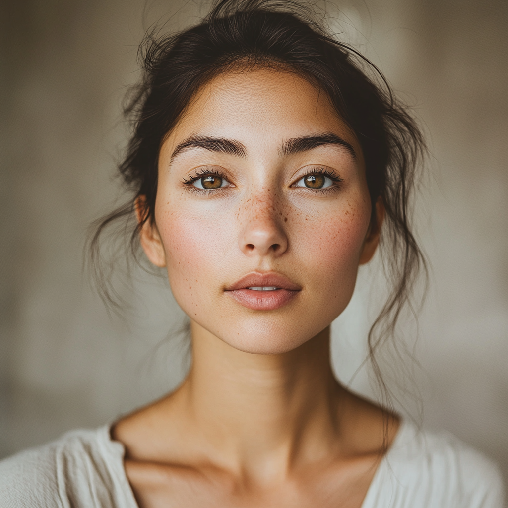 28-year-old woman portrait with Nikon Z7 II camera 