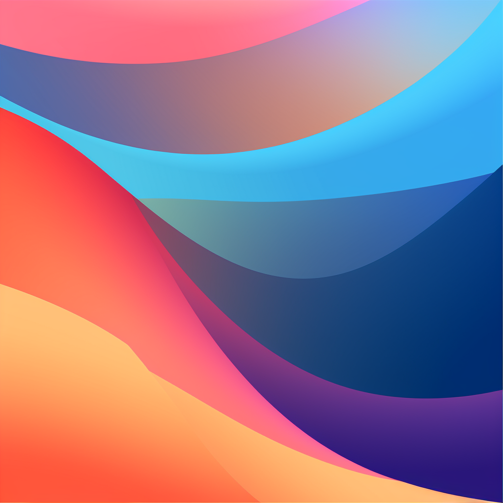 Colorful gradient vector art