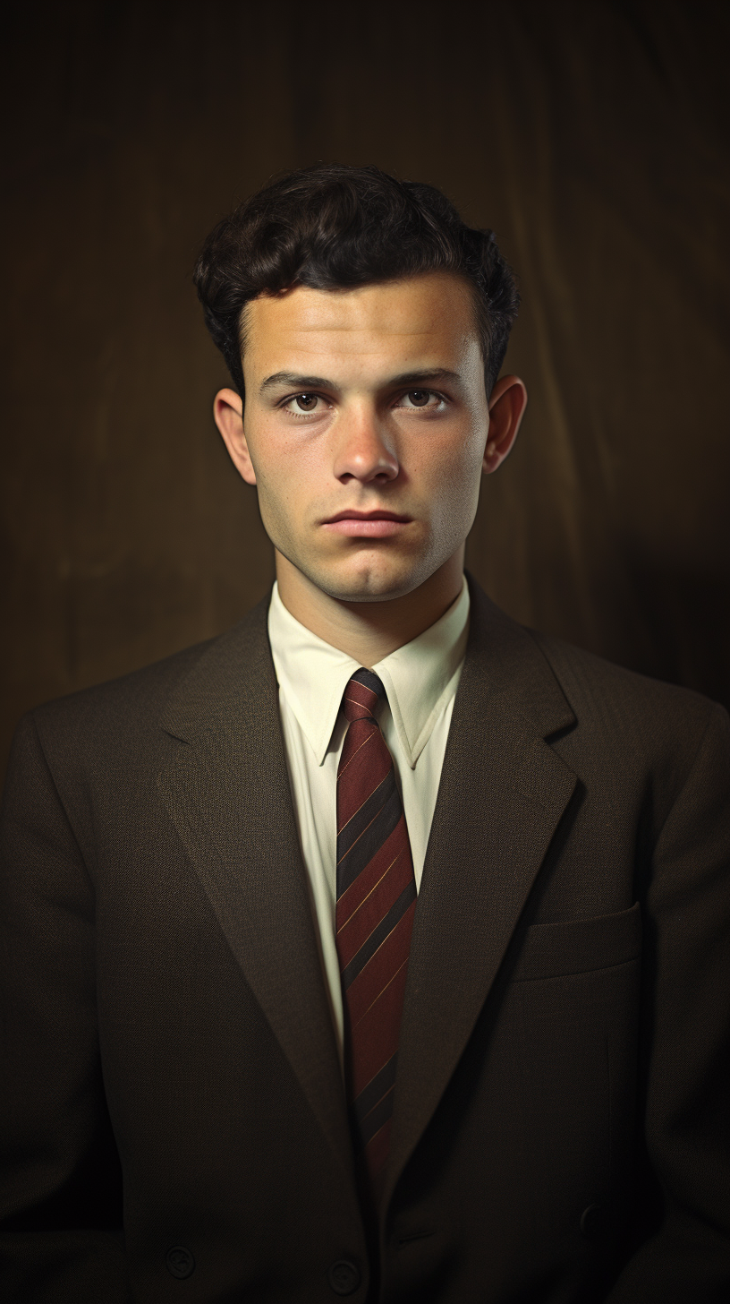 Portrait of a 1950s businessman