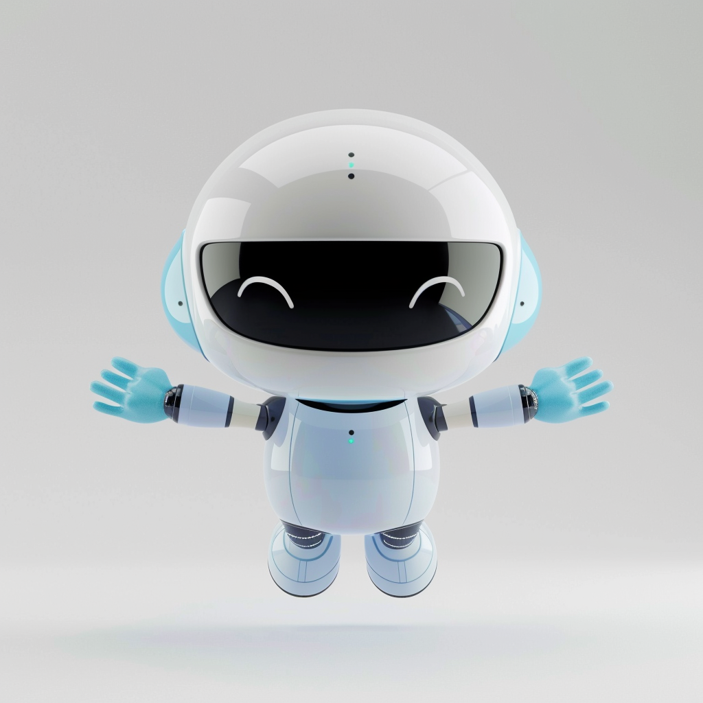 AI chatbot minimalist design