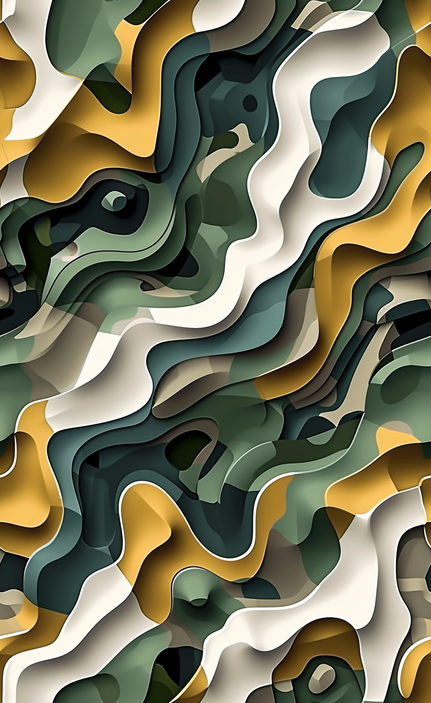 Subtle 3D Camo Pattern Image