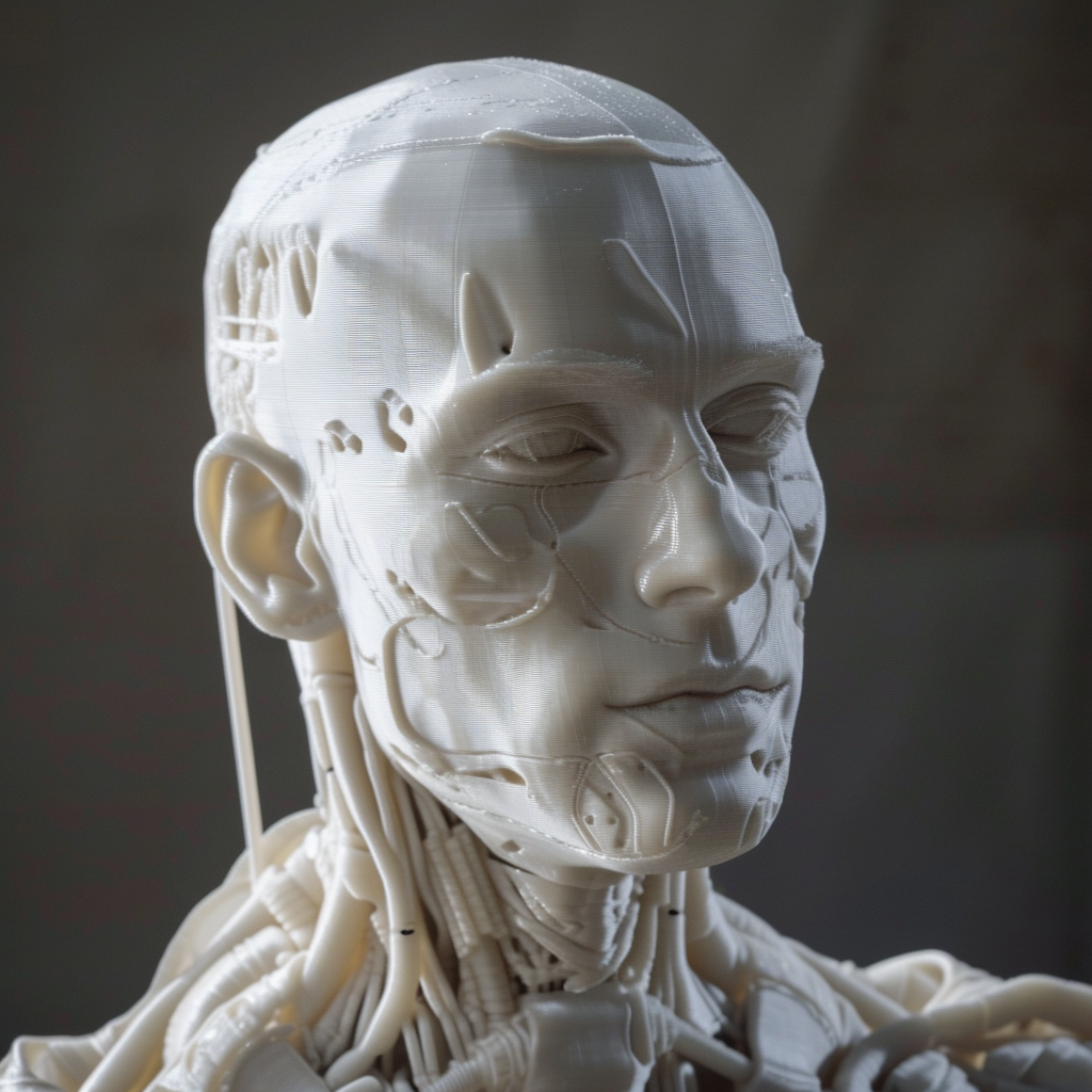 3D Printer Man Picture