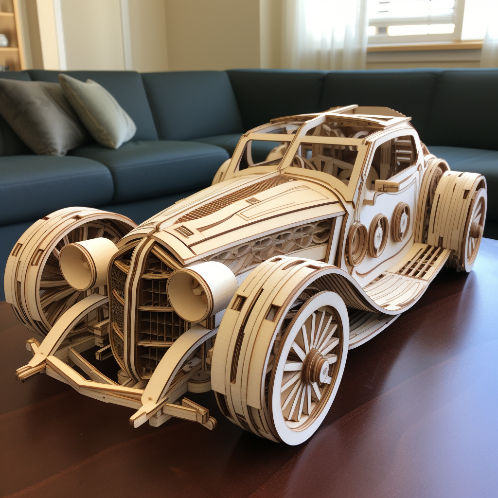 3D Puzzle Car Photo