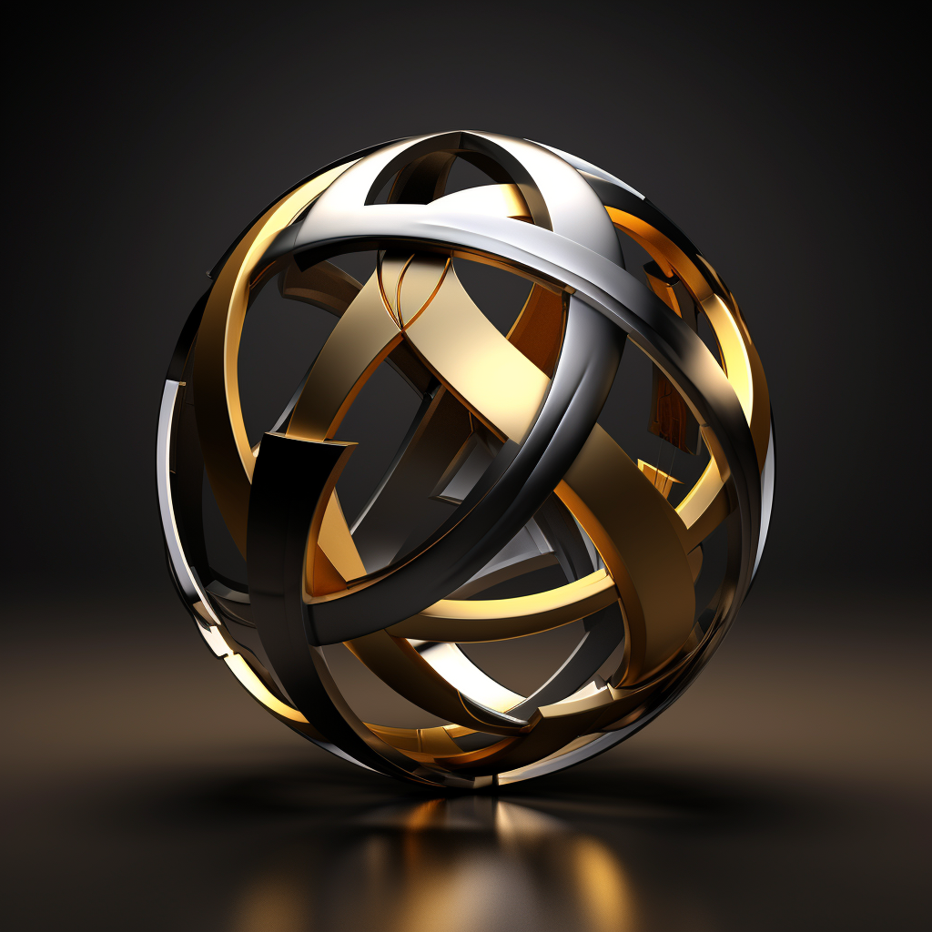 Modern 3D Sphere Logo Design