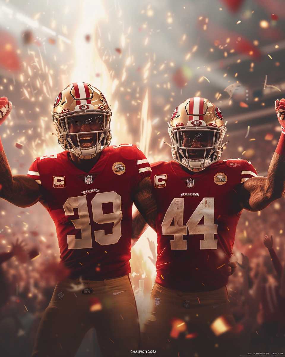 49ers NFC Champions 2024 Epic Scene