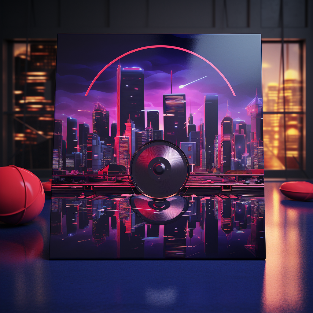 3D Vinyl Album Cover - Italo Disco Songs