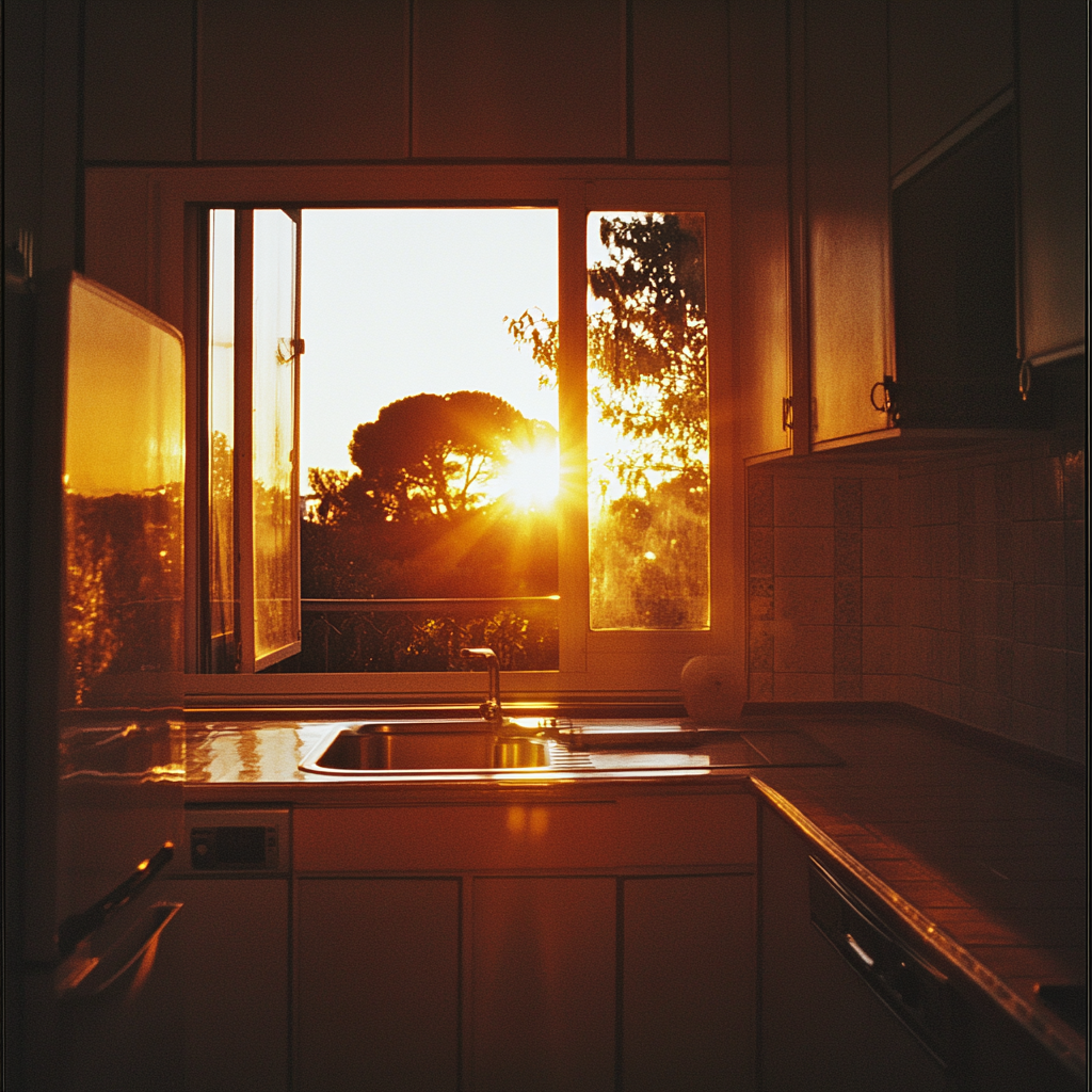 80s sunset villa kitchen design