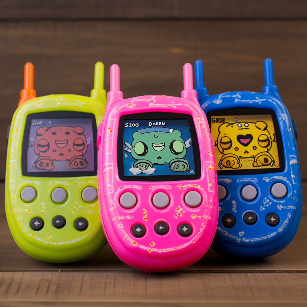 Colorful Tamagotchi Electronic Toy Image