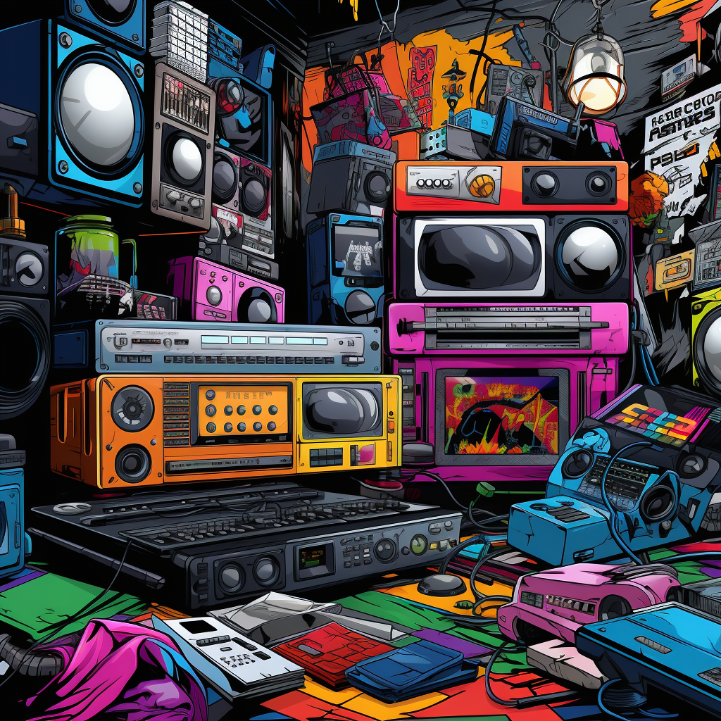 90s Internet HipHop Background