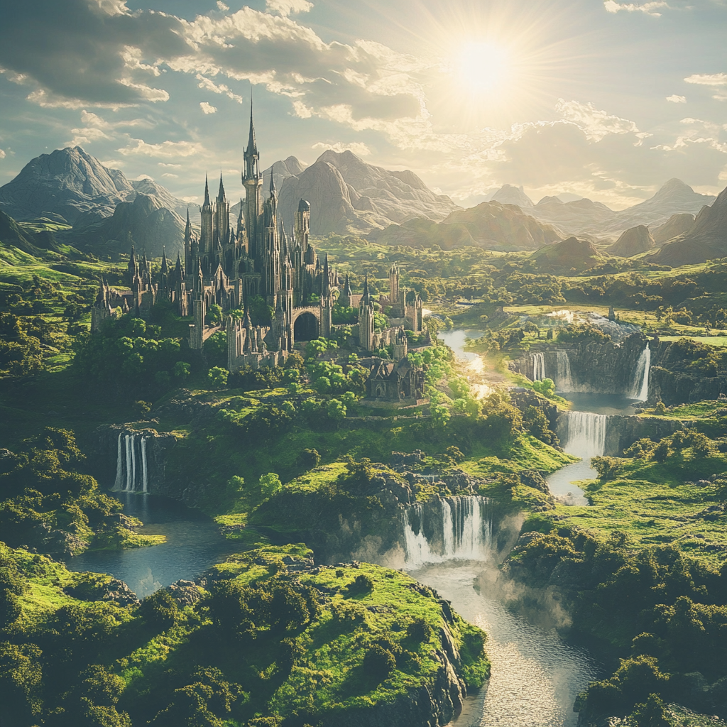 A Beautiful Medieval Kingdom in 3D