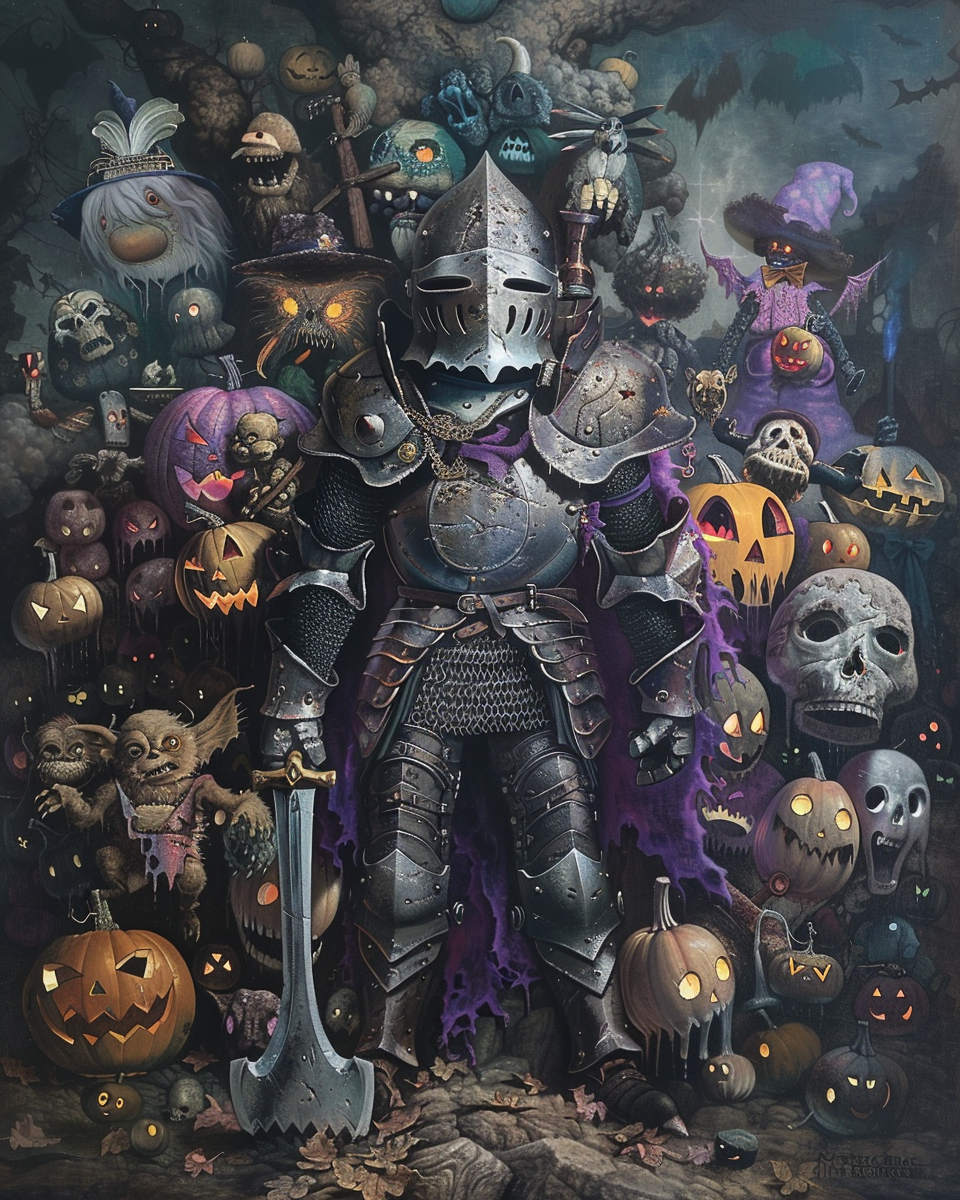 A Brave Knight in a Not-So-Scary Halloween