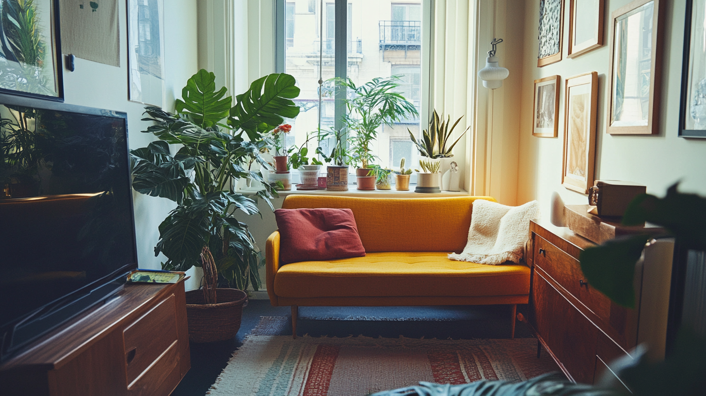 A Bright, Small City Apartment Photographed by Canon