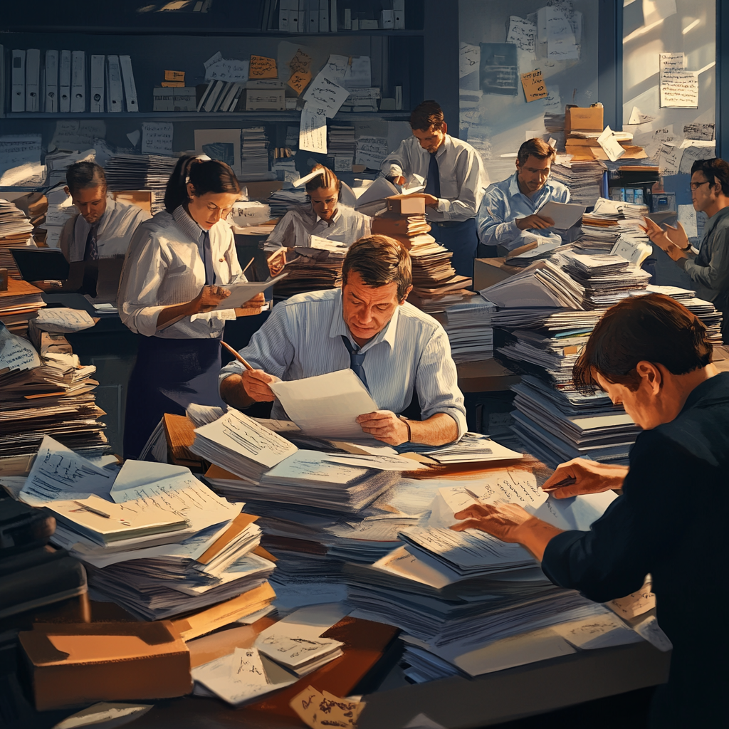 A Chaotic Office with Confused Bookkeepers