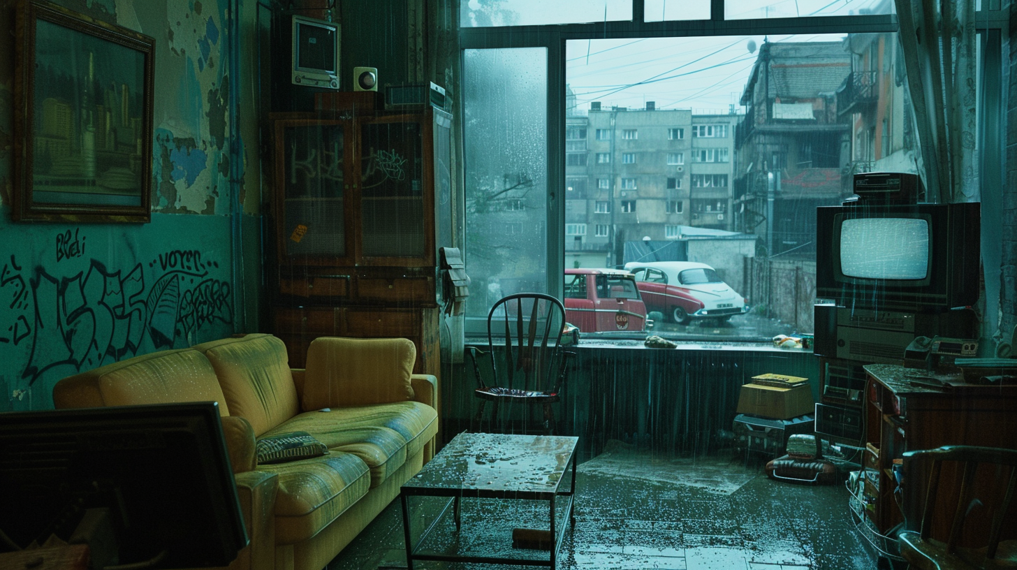 A Chilling Scene Inside a Soviet Apartment