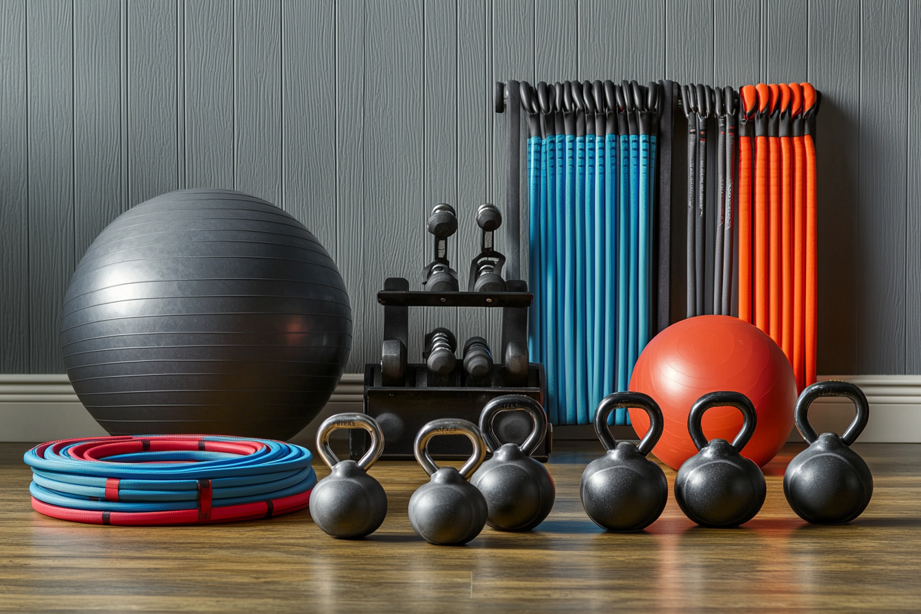 A Collection of Various Fitness Equipment