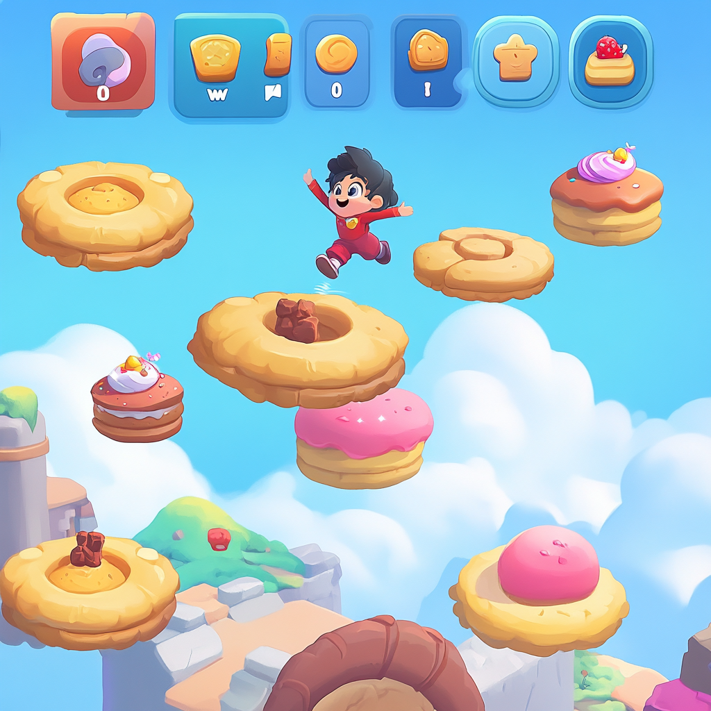 A Colorful Cookie-Pastry Game Screenshot