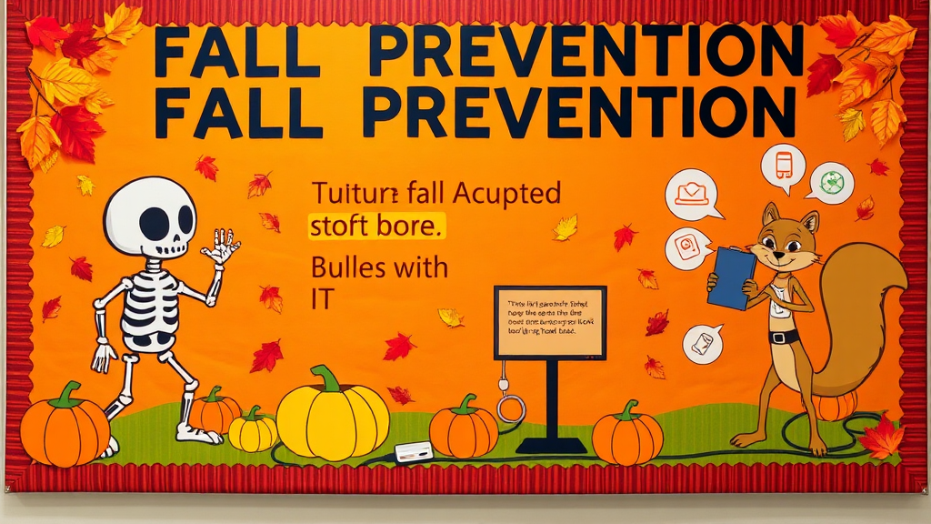 A Colorful Fall Safety Bulletin Board Display.