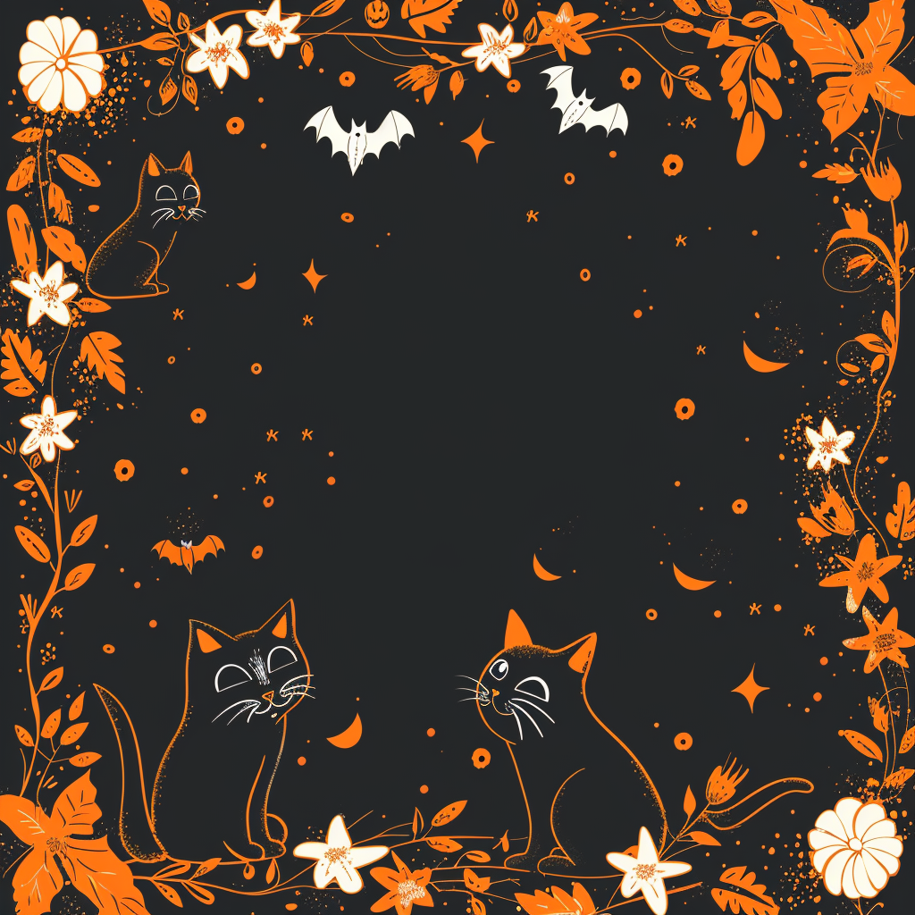 A Cute Halloween Background for Social Post