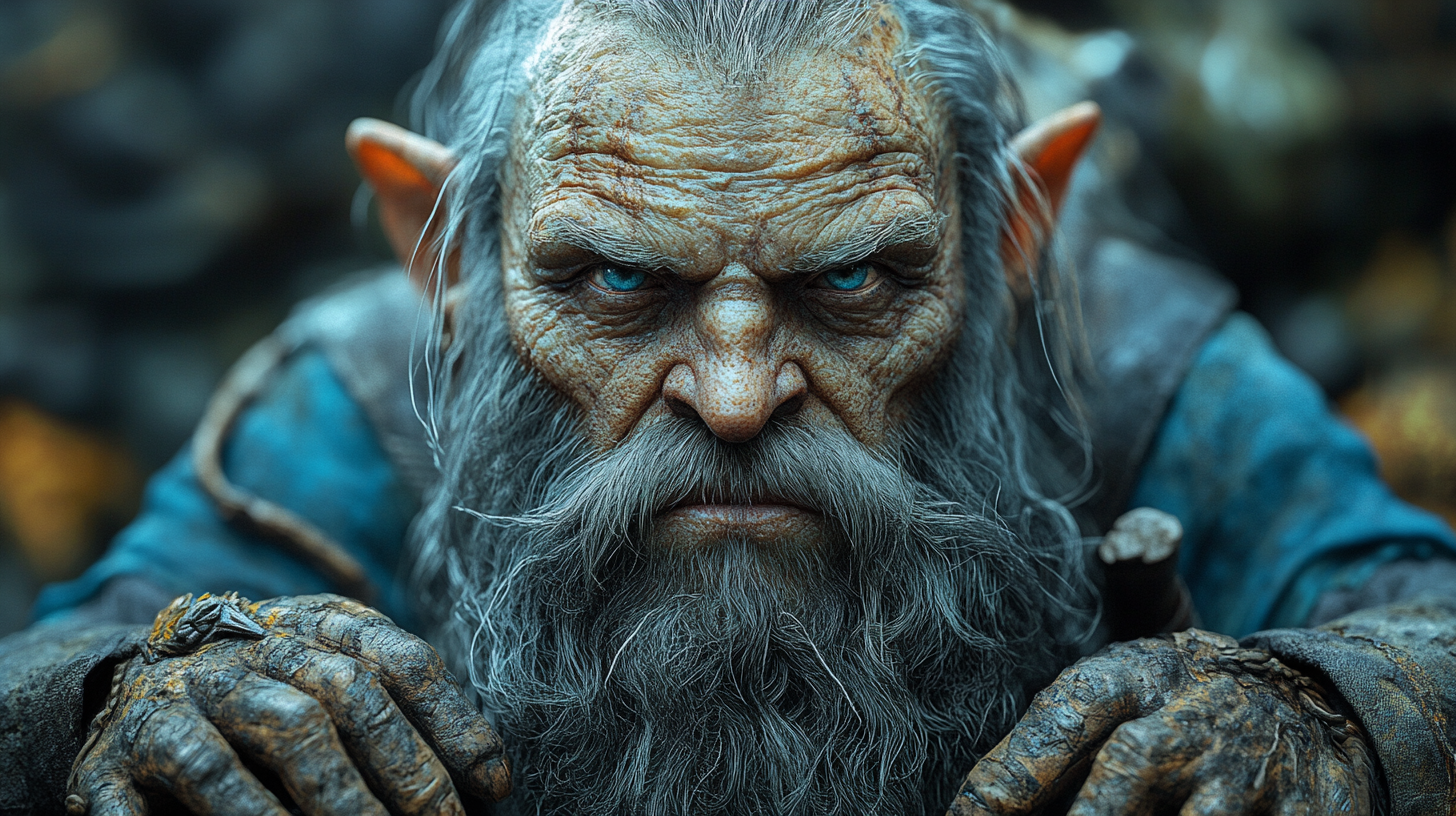 A Detailed Dwarf in 3D for Full HD.