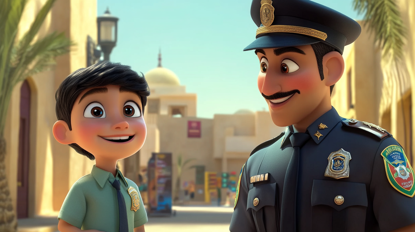 A Detective Kid Adventure in Dubai City