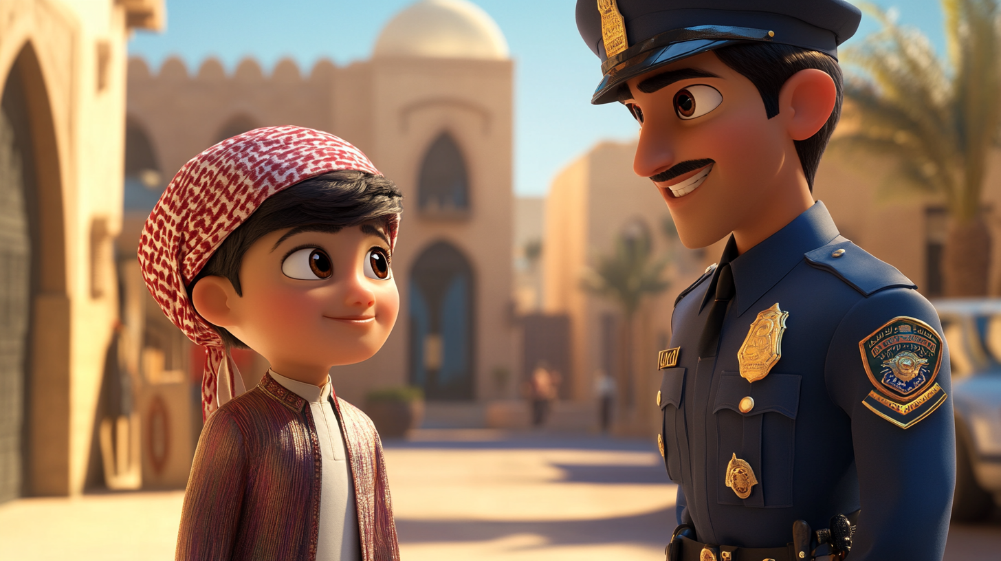 A Detective Kid Sci-Fi Adventure in Dubai