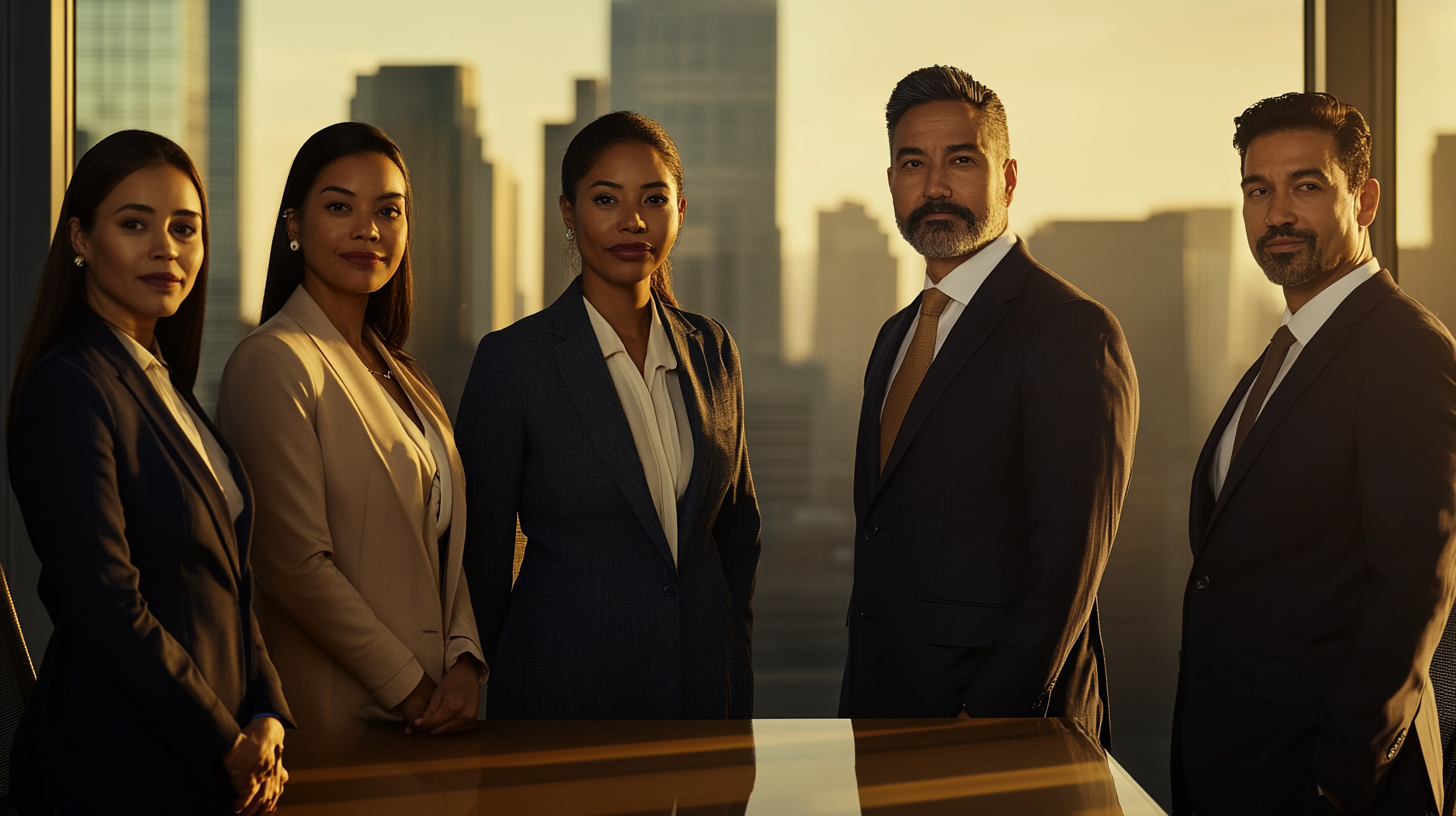 A Diverse Legal Team in a Boardroom