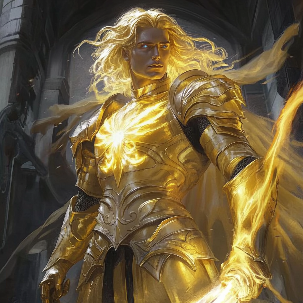 A Divine Warrior of Light: Solarius the Radiant