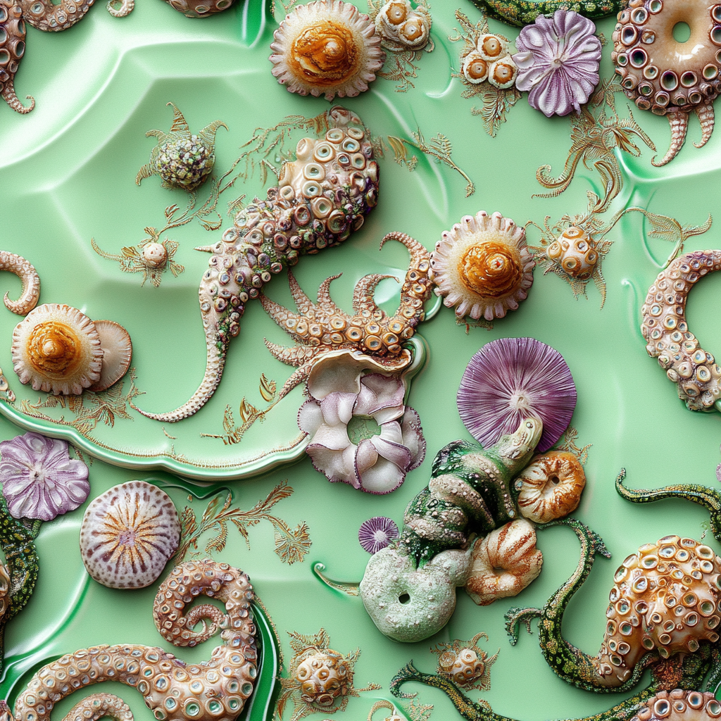 A Fancy Plate of Strange Tentacled Creatures